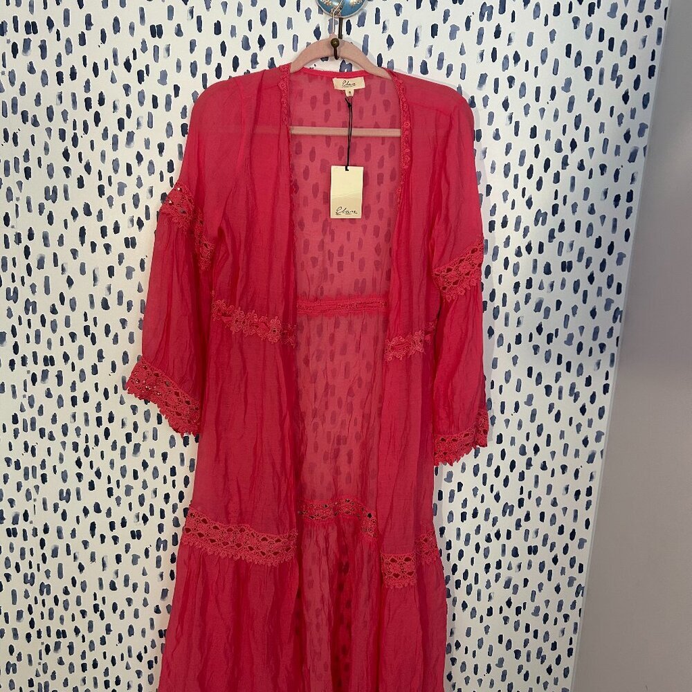BNWT Elan Maxi Cover up Dress size Small